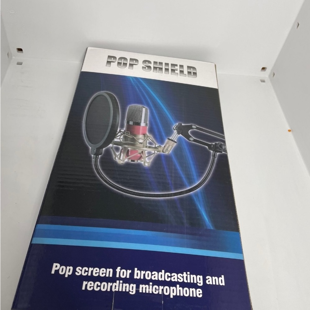 Pop filter for audio YouTube podcast
